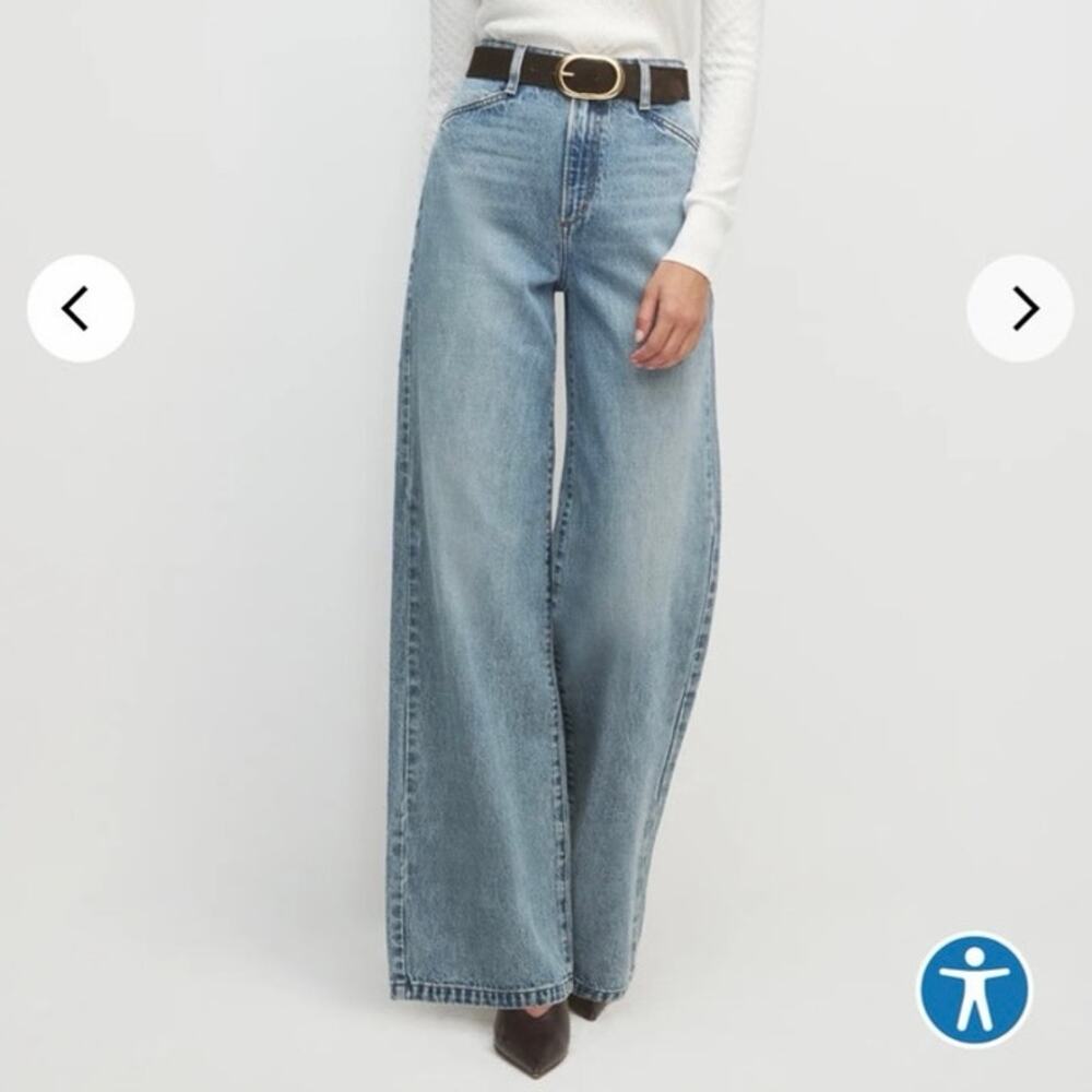 The Mischa Super Wide Leg Jeans in Tahoe
